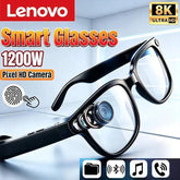 Lenovo 2026 New AI Smart Glasses 8K HD Voice Assistant Translator Control Touch Photo Camera Recording Bluetooth Sunglasses Khamik Shop Online