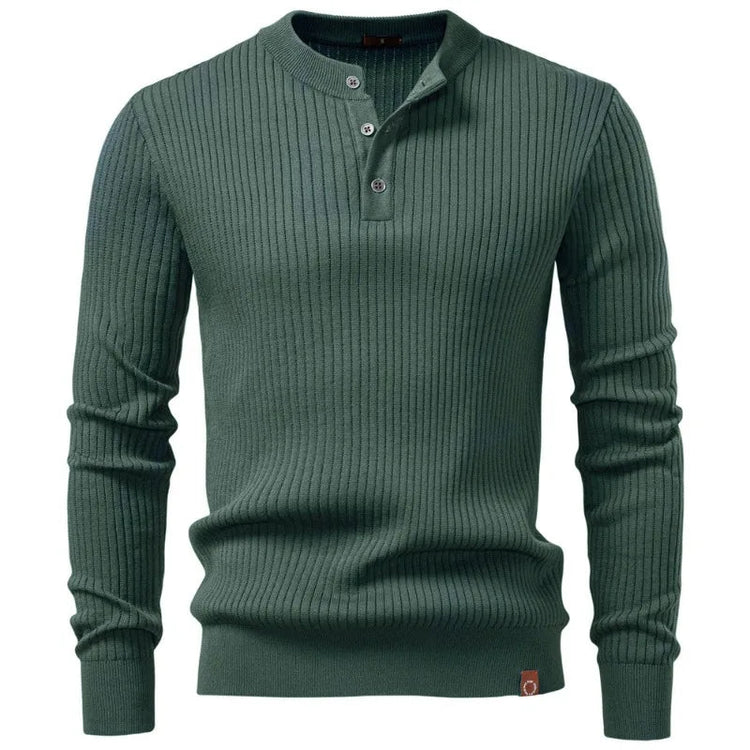UNITIM Man Knitted T-shirt Simple Solid Color Round Neck Male Top Slim Comfortable Long Sleeve Casual Versatile Men Polo Shirt Khamik Shop Online