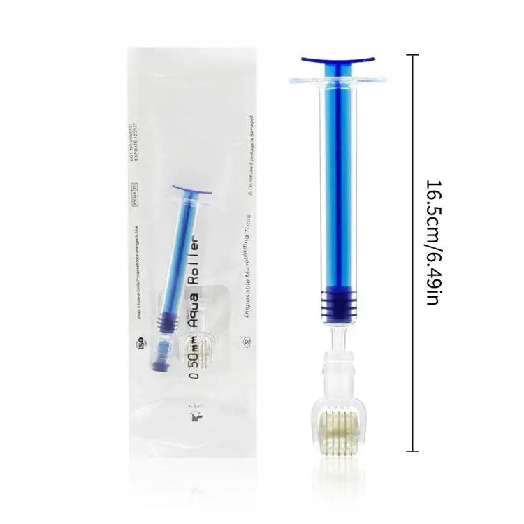 [New] Microneedle Roller Stamp Microneedle 0.25mm For Applying Serum Beard Growth Scalp Hair Facial Beauty Skincare Tool Khamik Shop Online