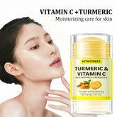 40g Yellow Turmeric Vitamin C Facial And Neck Cream Stick for Skin Brightening And Anti-Aging Khamik Shop Online