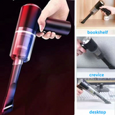 120W Cordless Handheld Vacuum Cleaner Small Mini Portable Car Auto Puce Gaia
