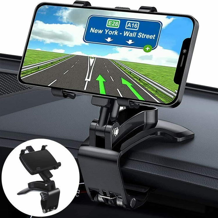 Universal Car Dashboard Mount Holder Stand Clamp Cradle Clip For Cell Puce Gaia