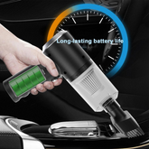 120W Cordless Handheld Vacuum Cleaner Small Mini Portable Car Auto Puce Gaia