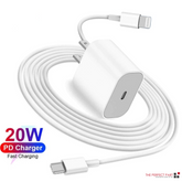 2024 20W USB-C Fast Charger PD Adapter Cable For iPhone 14/13/12/11 XR Puce Gaia