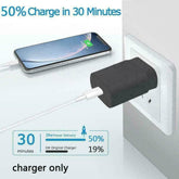 25W Type USB-C Super Fast Wall Charger +6FT Cable For Samsung Galaxy Puce Gaia