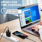 45W USB-C Super Fast Wall Charger 10FT Cable For Samsung Galaxy S20 Puce Gaia