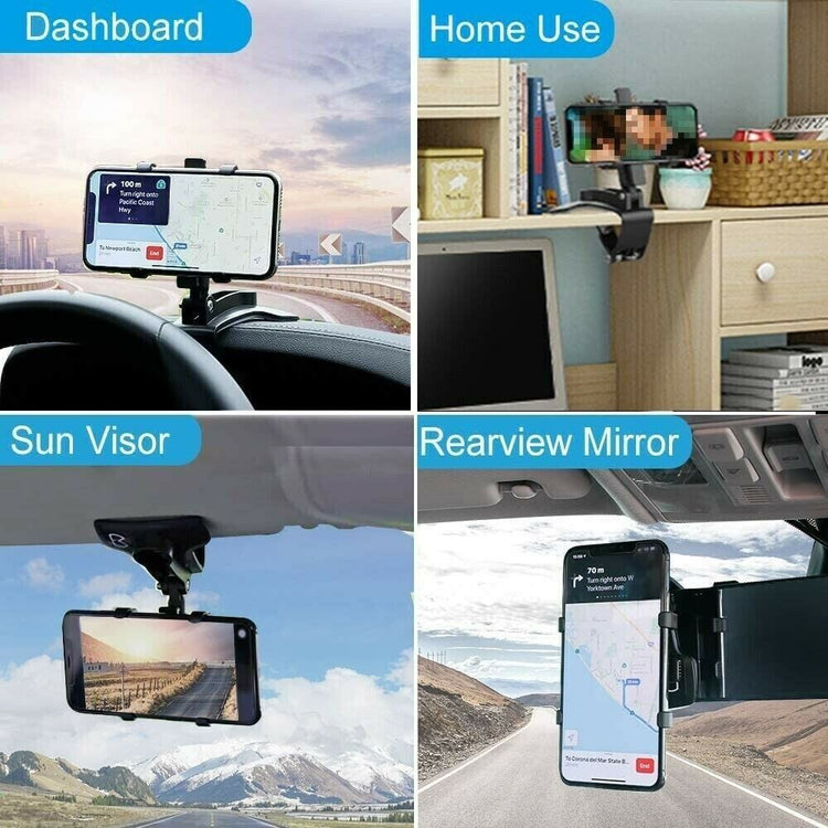 Universal Car Dashboard Mount Holder Stand Clamp Cradle Clip For Cell Puce Gaia