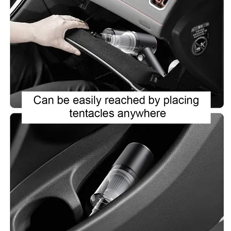 120W Cordless Handheld Vacuum Cleaner Small Mini Portable Car Auto Puce Gaia