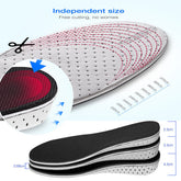 Men Women Invisible Height Increase Insoles Heel Lift Taller Shoe Puce Gaia