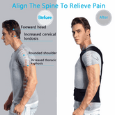 Adjustable Posture Corrector Low Back Support Shoulder Brace Belt For Puce Gaia