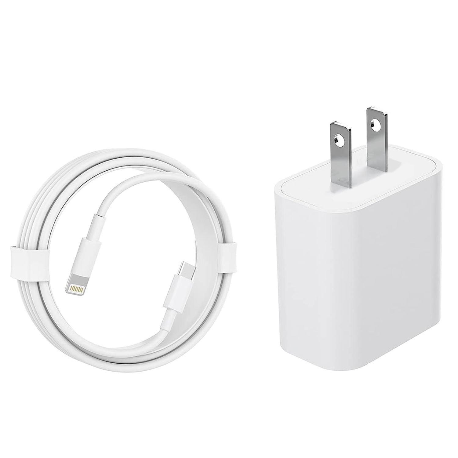 2024 20W USB-C Fast Charger PD Adapter Cable For iPhone 14/13/12/11 XR Puce Gaia