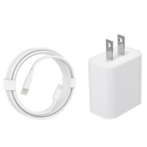 2024 20W USB-C Fast Charger PD Adapter Cable For iPhone 14/13/12/11 XR Puce Gaia
