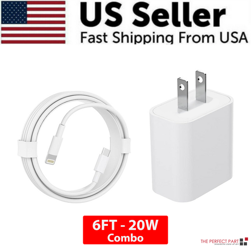 2024 20W USB-C Fast Charger PD Adapter Cable For iPhone 14/13/12/11 XR Puce Gaia