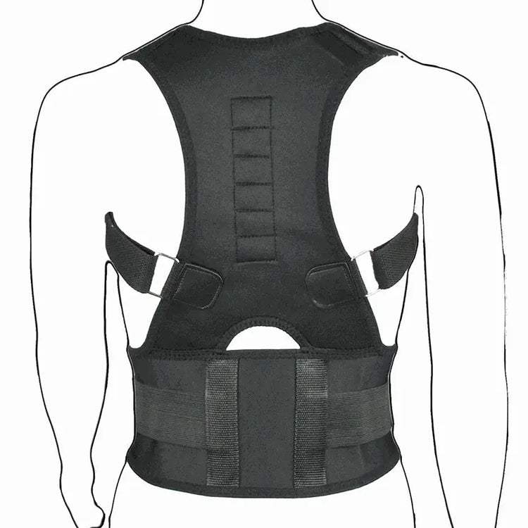Posture Corrector Support Magnetic Back Shoulder Brace Belt Band For Puce Gaia