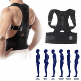 Posture Corrector Support Magnetic Back Shoulder Brace Belt Band For Puce Gaia