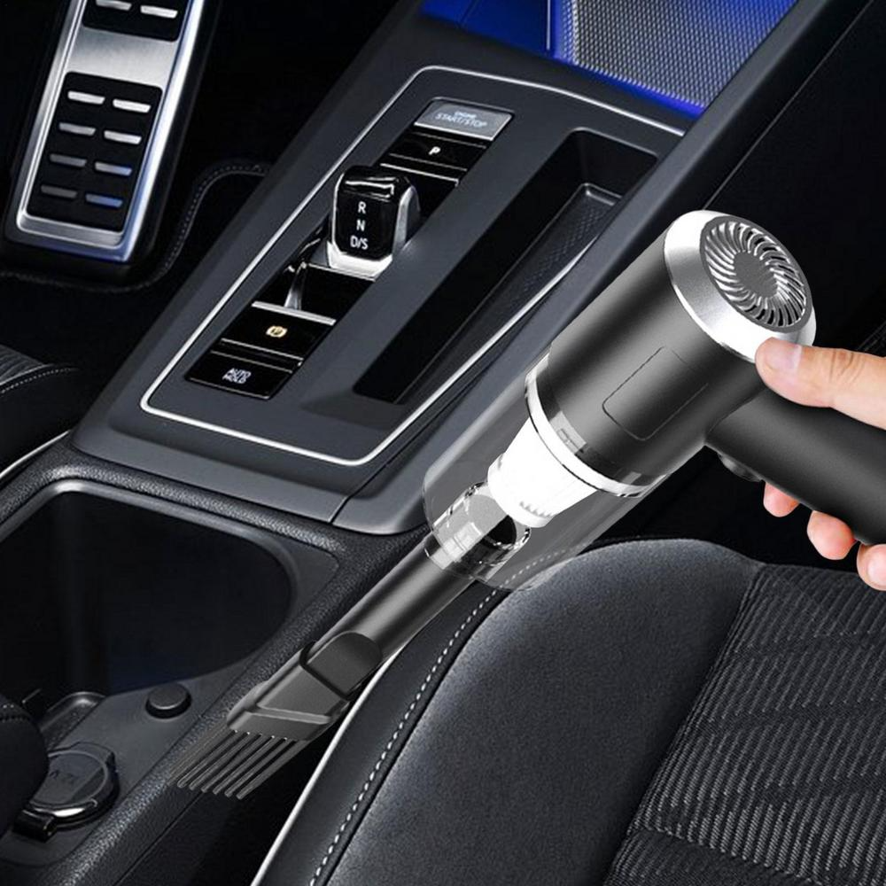 120W Cordless Handheld Vacuum Cleaner Small Mini Portable Car Auto Puce Gaia