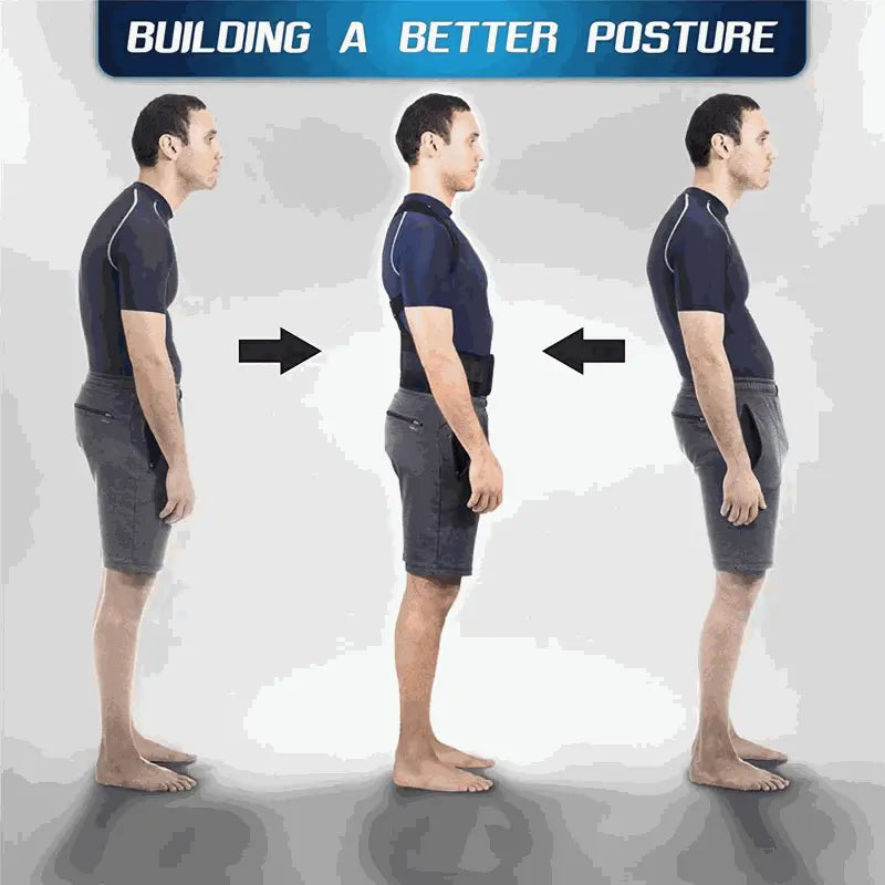 Posture Corrector Support Magnetic Back Shoulder Brace Belt Band For Puce Gaia
