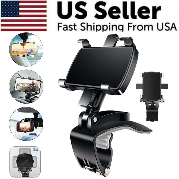 Universal Car Dashboard Mount Holder Stand Clamp Cradle Clip For Cell Puce Gaia