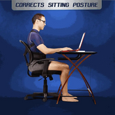 Posture Corrector Support Magnetic Back Shoulder Brace Belt Band For Puce Gaia