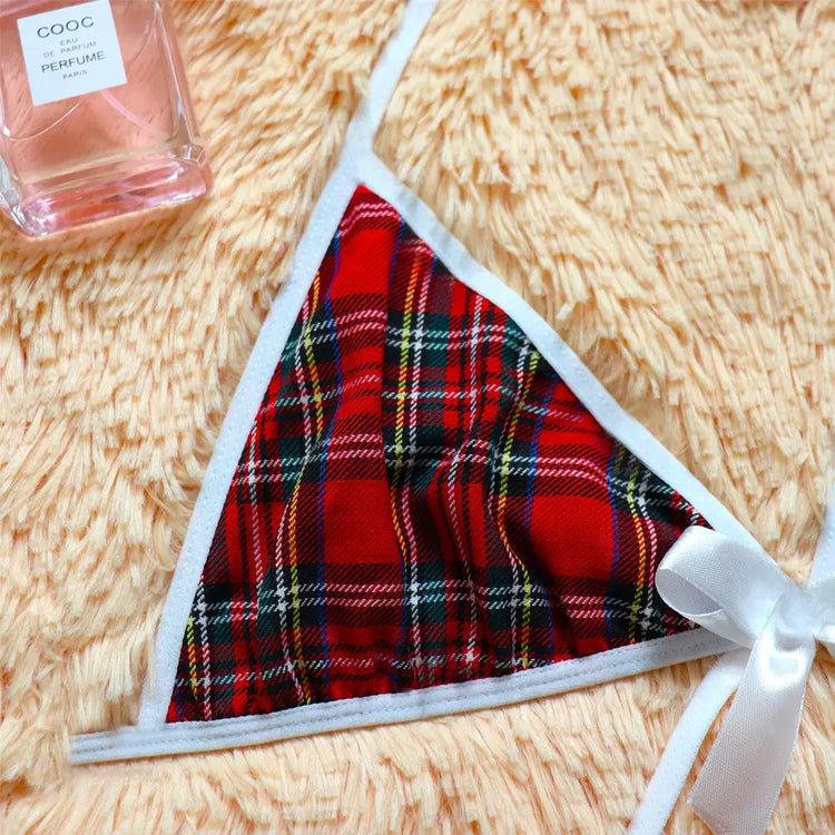 Sexy Lingerie School Girl Sleepwear Dress Nightwear Underwear Babydoll Puce Gaia