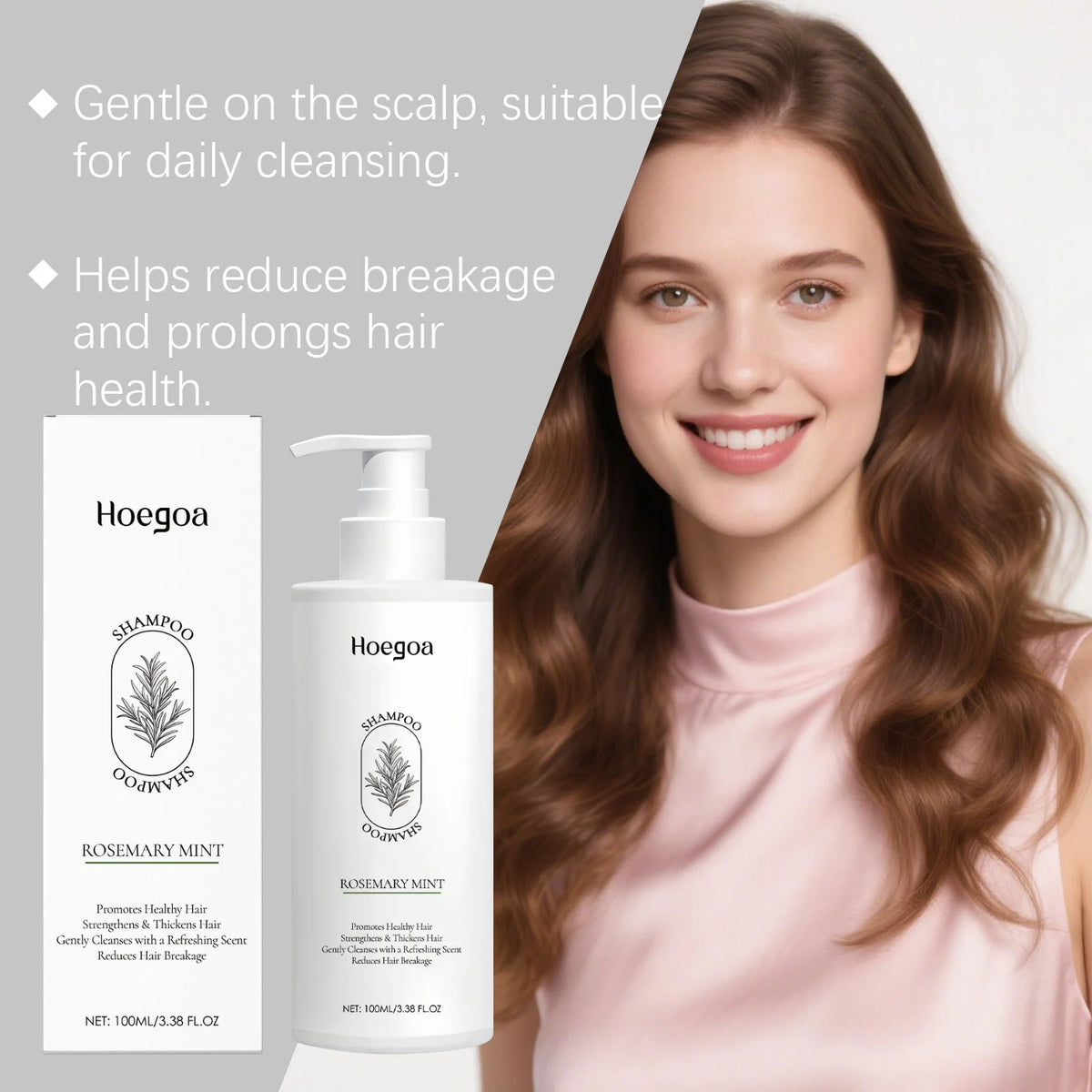 Rosemary Mint Shampoo Conditioner Anti-Hair Loss Hair Growth Scalp Cleansing Oil Control anti Dandruff Nourishing Hair Shampoo
