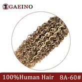 Water Wave Human Hair Weft Extension Dirty Blonde Curly Hair Sew In Weft Hair Extensions Double Weft Remy Hair Wet And Wavy 100G Khamik Shop Online