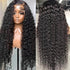 Deep Wave 40 30 inch 13x6 HD Transparent Lace Front Human Hair PrePlucked Brazilian Deep Wave Lace Frontal Wig with Deep Hair Khamik Shop Online