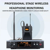 Professional Grade Stage Wireless In Ear Monitoring System With UHF mono mono Frequency,For Stage/Band/Drummer/Small Concert ﻿ Khamik Shop Online