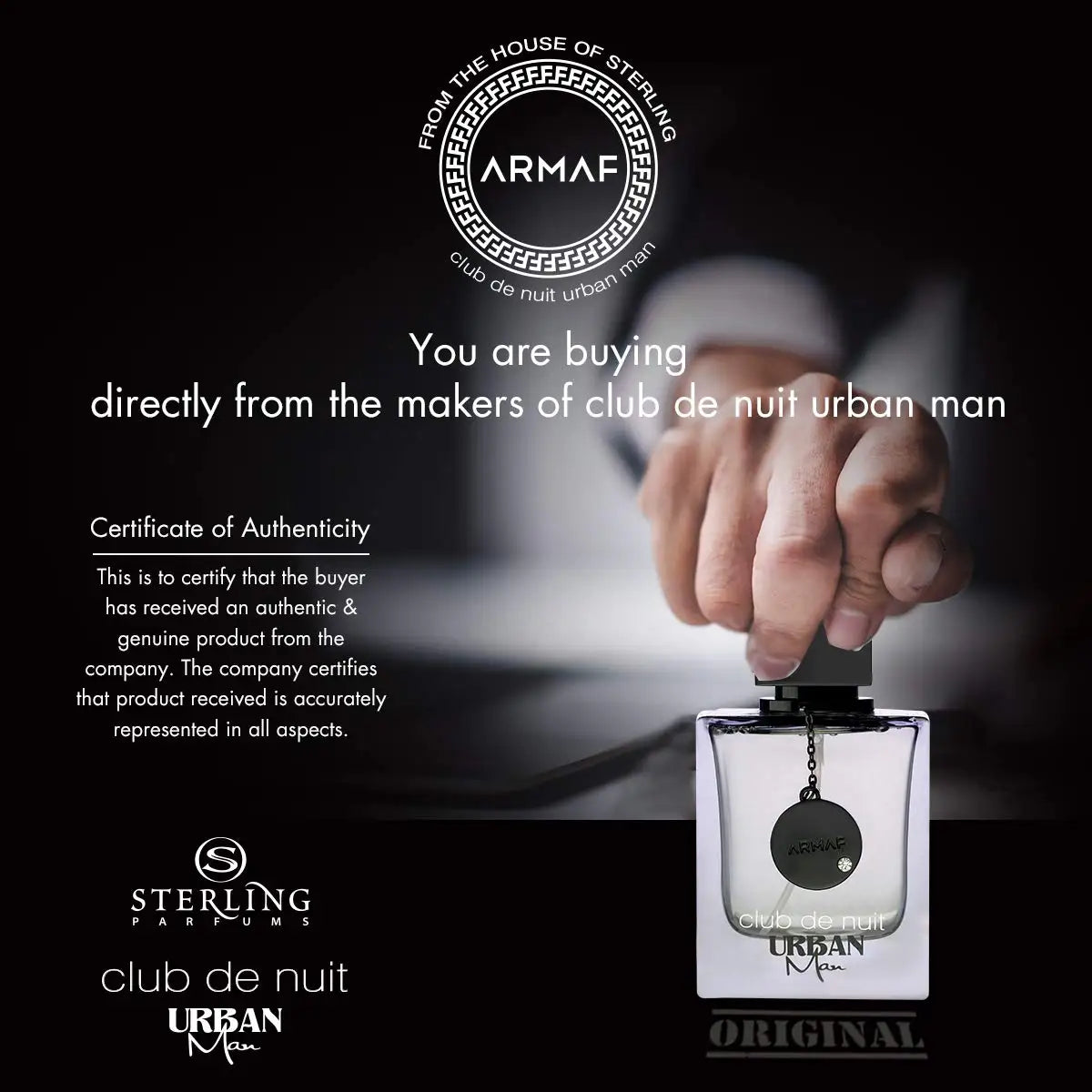 Original Arabic Perfume Armaf Club De Nuit Urban for Man Eau de Parfum Spray 3.6 Ounce long lasting fragrance Cologne Persistence Pheromone Portable Birthday gift Khamik Shop Online