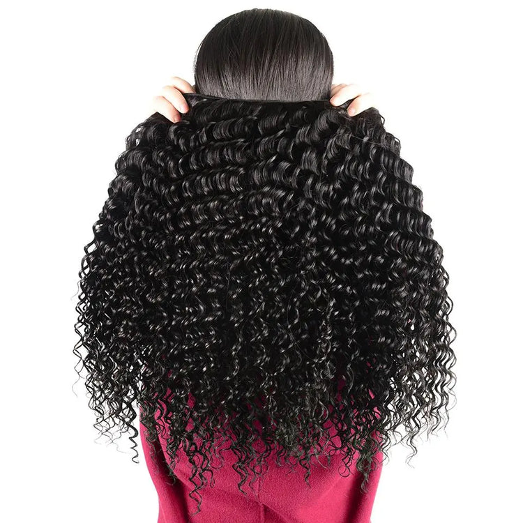 BeuMAX 10A Grade 3/4 Bundles Kinky Curly Brazilian Human Hair Cerise Alfie