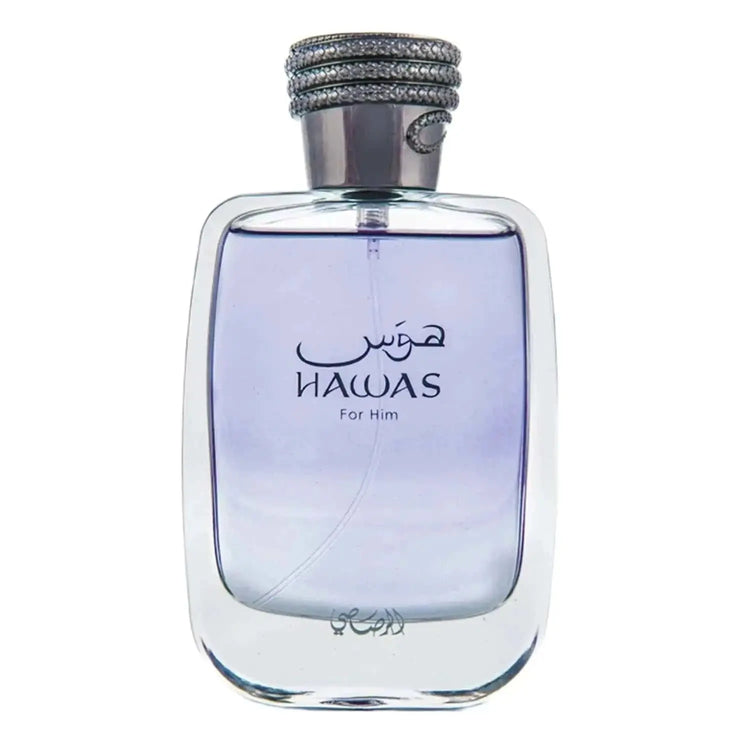 Eau de Parfum Rasasi Hawas Intense Fresh Long-Lasting 3.33 oz for Men Khamik Shop Online
