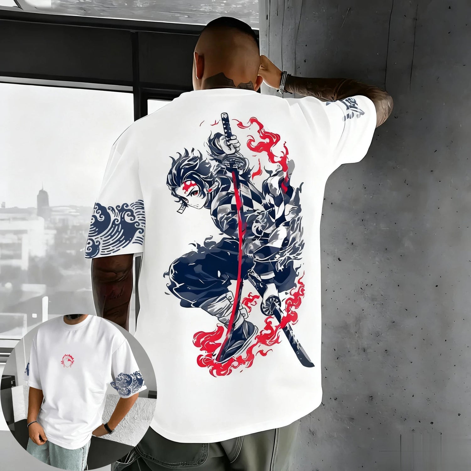 Demon Slayer Anime Graphic T Shirt Man Women Short Sleeve Tee Cotton Streetwear Casual Tops Summer Oversized Fashion Y2k Unisex Khamik Shop Online