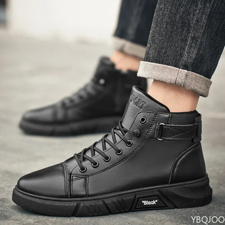 New spring autumn simple comfortable high top men&