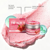 Strawberry Lip Scrub Exfoliating Preventing Drying Cracking Improve Dullness Remove Dead Skin Moisturizing Brightening Lip Care Khamik Shop Online