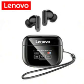 Lenovo V11 TWS Wireless Earphones Touch Screen Digital Display Bluetooth Headset In Ear ANC Noise Reduction Headphone With Mic Khamik Shop Online