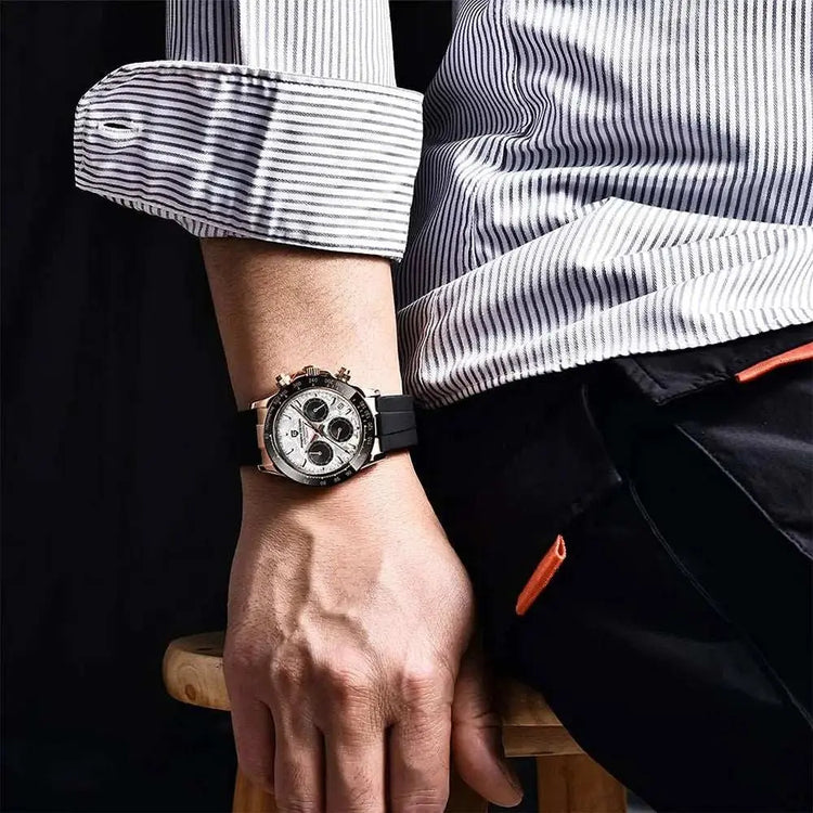 PAGANI DESIGN New VK63 Quartz Watch 40mm Men Wristwatch Chronograph Stainless Steel Waterproof Clock Top Brand Gift Watches Man Khamik Shop Online