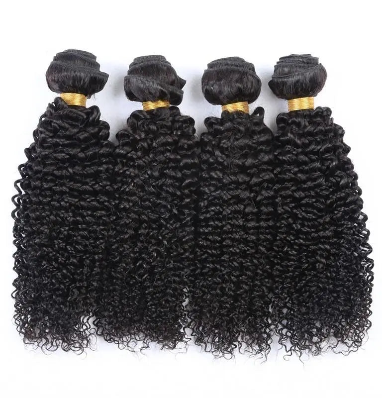 BeuMAX 10A Grade 3/4 Bundles Kinky Curly Brazilian Human Hair Cerise Alfie