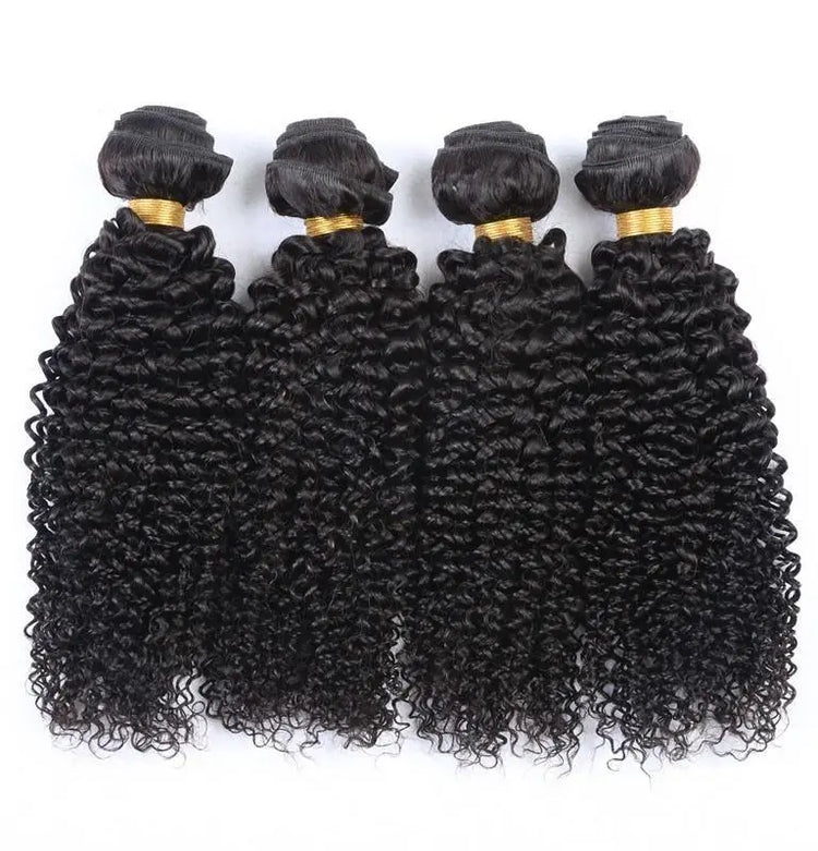 BeuMAX 10A Grade 3/4 Bundles Kinky Curly Brazilian Human Hair Cerise Alfie