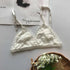 Summer Sexy Lace Tube Top Women Hollow Out Bralette Thin Chest Girl Bras Seamless Transparent Lingerie French Underwear Khamik Shop Online