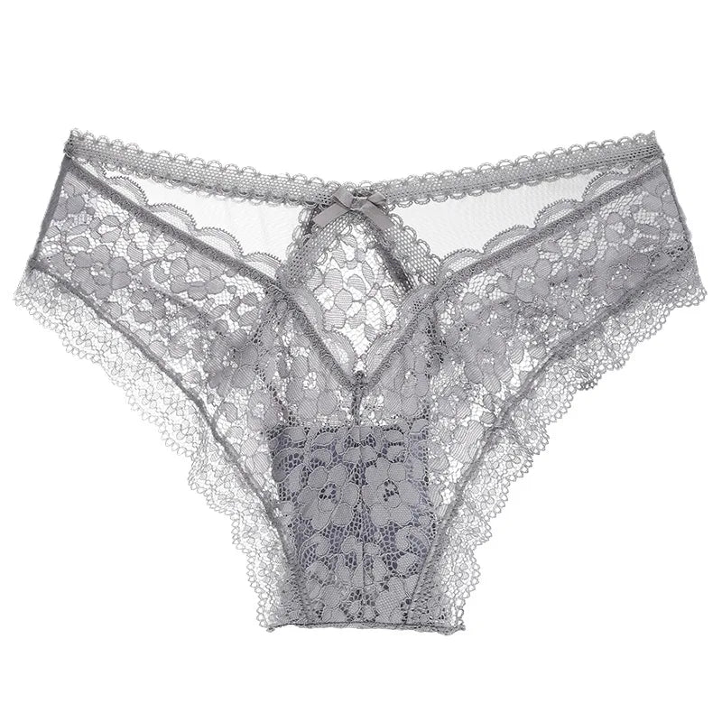 Sexy Panties Women Fashion Lingerie Tempting Pretty Briefs High Quality Lace Hollow Out Underpants Intimates Lingerie