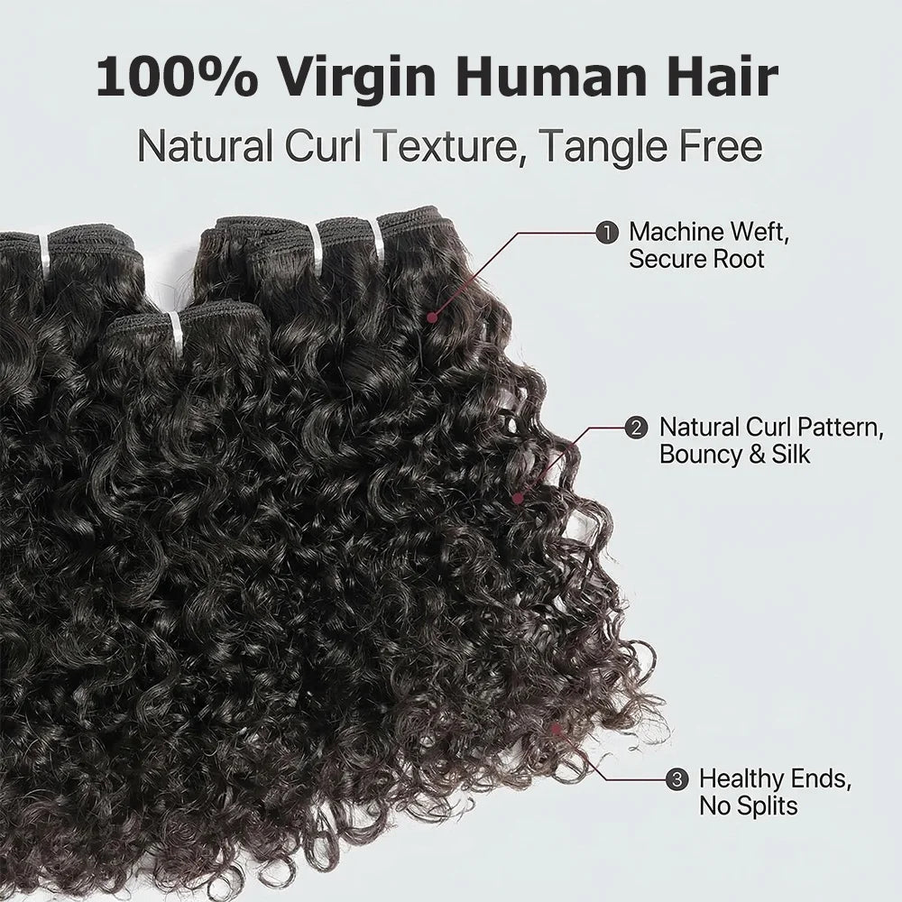 Ali Queen Hair 1Pcs 28 30 Inches Burmese Curly Human Hair Bundle Virgin Hair Weave Bouncy Curly For Women Natural Color Single Khamik Shop Online