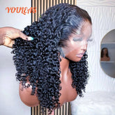 Lagos Hairline Burmese Curly Human Hair Wig 13x4 Lace Frontal Glueless Wig Human Hair Spiral Curls Deep Wave Wigs For Woman Khamik Shop Online