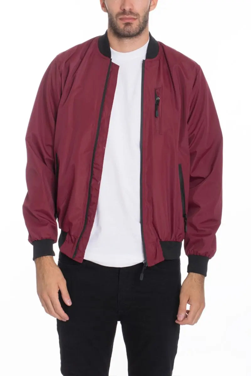Mens Vinyl Waterproof Windbreaker Lime Milo