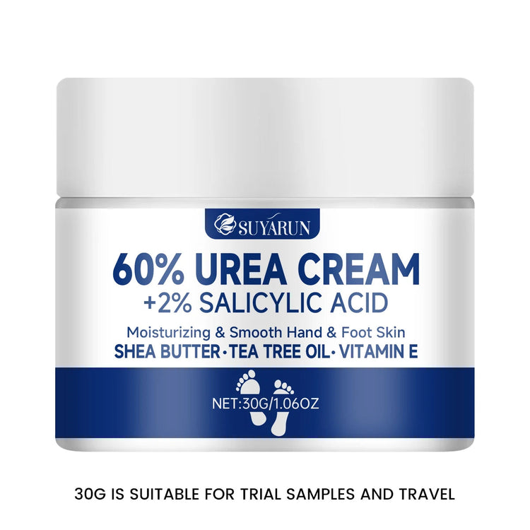 SUYARUN 60% Urea Foot Cream for Cracked Heels & Dry Skin - Intensive Moisturizing Treatment, Callus Remover, Diabetic Foot Care. Khamik Shop Online