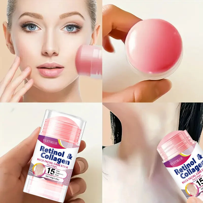 Retinol & Collagen Neck Cream - 40g | Firming, Moisturizing & Lifting | Hyaluronic Acid for All Skin Types Khamik Shop Online