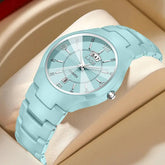 LIGE Luxury Elegant Quartz Women Watches Fashion Ceramics Small Dial Ladies Watch Date Week Display Woman Wristwatch Reloj Mujer Khamik Shop Online