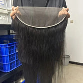 Human Hair 13x6 Lace Frontal Pre Plucked with Baby Hair 150% Density 10-22&
