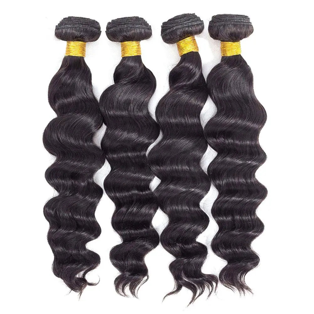 BeuMAX 10A Grade 3/4 Bundles Loose Body Wave Brazilian Human Hair Cerise Alfie