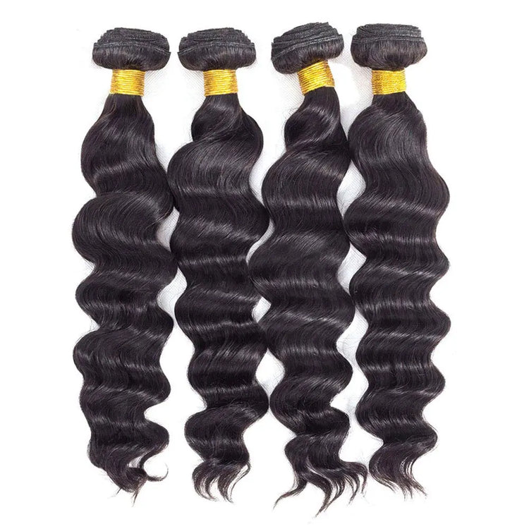 BeuMAX 10A Grade 3/4 Bundles Loose Body Wave Brazilian Human Hair Cerise Alfie