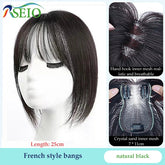 RSEIO Hair Toppers 7x11cm Women Topper Hair Natural Hair Wig 100% Human Hair Clip In Hair Extension For Women Khamik Shop Online